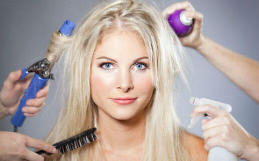 προϊόντα και εργαλεία styling μαλλιών